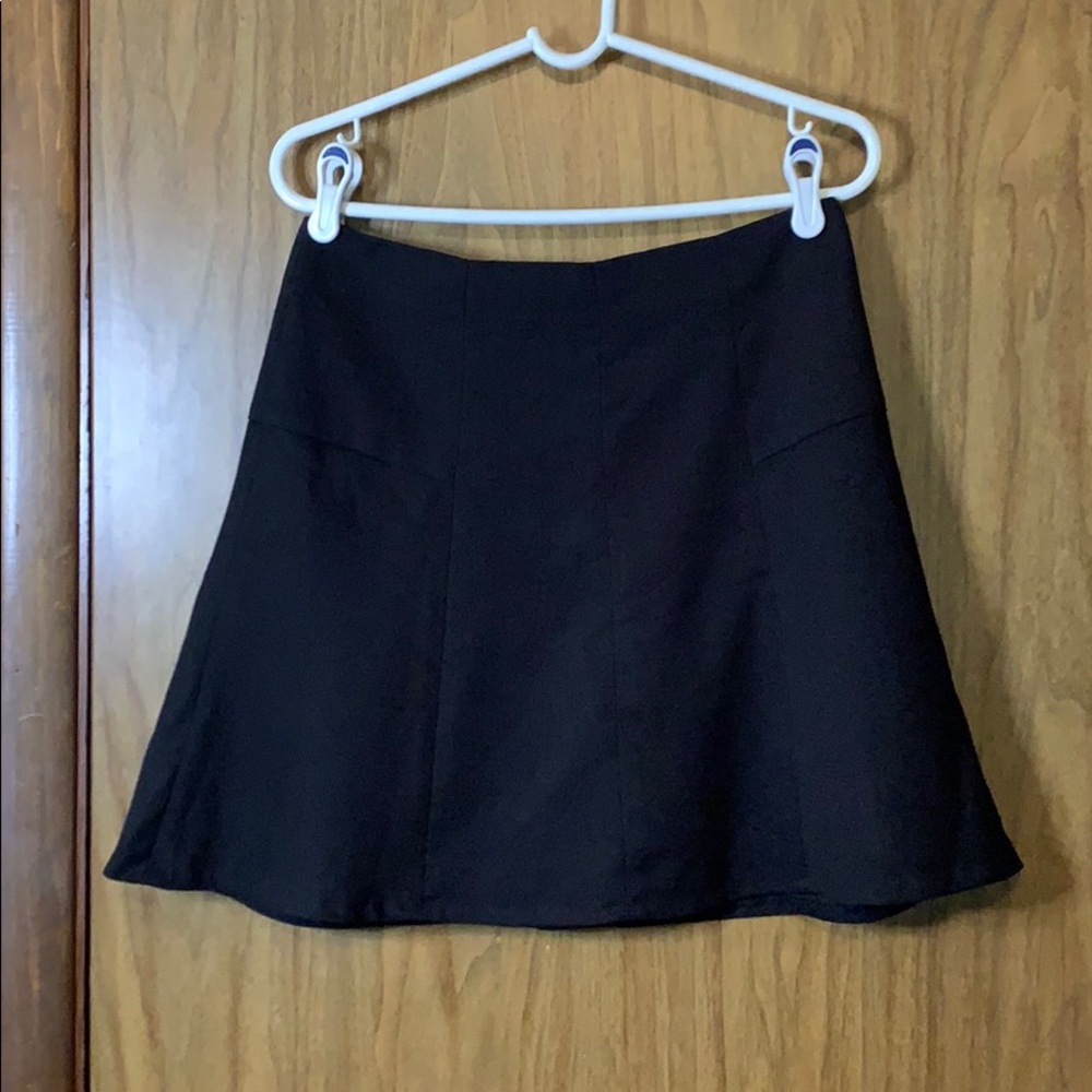 Classic black flare skirt